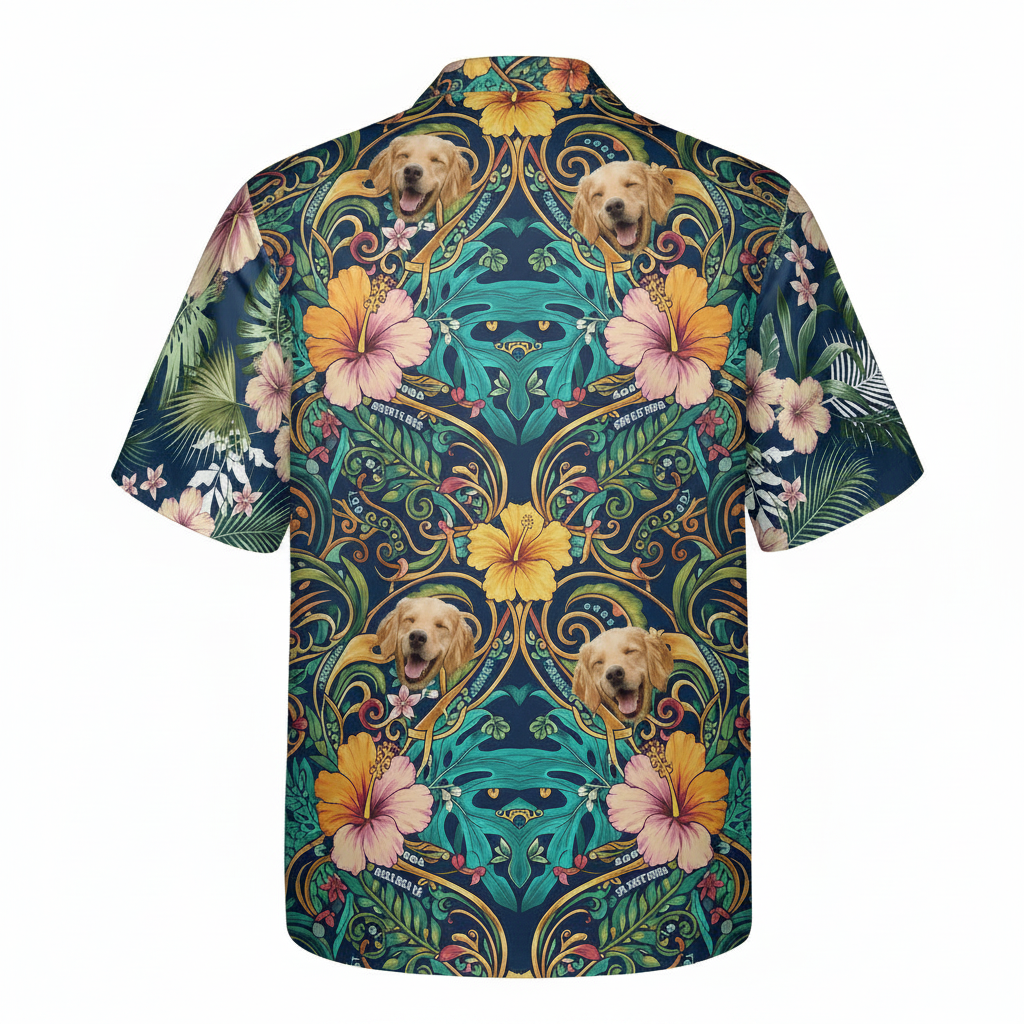 Golden Retriever Tropical Hawaiian Shirt Aloha Style 2 - Printyouraloha.com Golden Retriever Tropical Hawaiian Shirt Aloha Style 2 - Printyouraloha.com